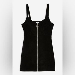 Topshop Zip Mini Corduroy 90’s Dress